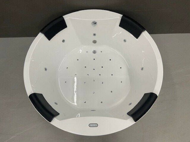 Riho Colorado rond bubbelbad met Excellent systeem 180 wit