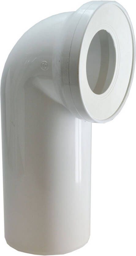 ABU Riko closet aansluitbocht 90 graden 110mm wit 33.3743