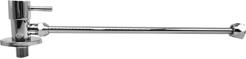 Riko Minimo design hoekstopkraan met aansluit set 3 8" bu x 10 mm chroom - Foto 3