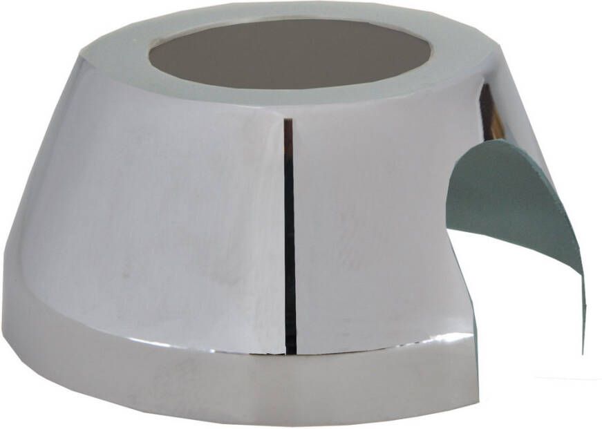 Riko Universeel rozet voor muurplaat 1 2" x 12 mm messing chroom