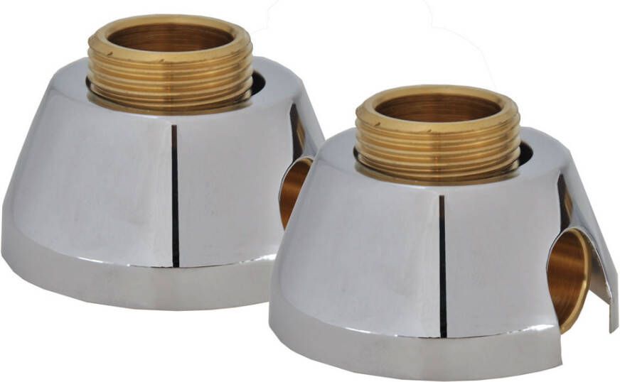 Riko Set mess.sold.muurplaatkoppelingen+rozet 1 2"x12 69.3551