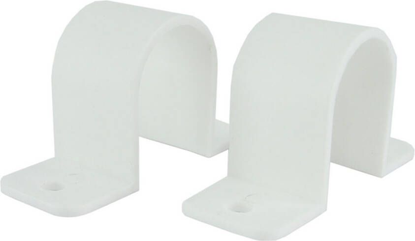 Riko Set valpijpbeugels 32mm wit