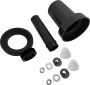 Riko Parts hangend toilet aansluitset 9-11 18 cm chroom zwart - Thumbnail 3