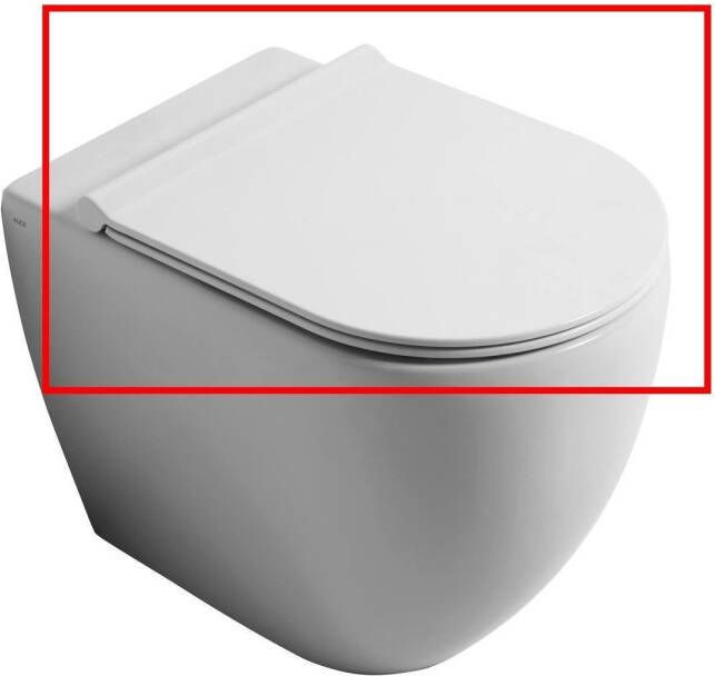 Salenzi Toiletzitting Form Slim Mat Wit