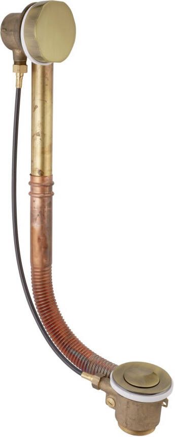 Salenzi Badafvoer Giro Gegalvaniseerd Geborsteld Messing Zwart Chroom - Foto 3