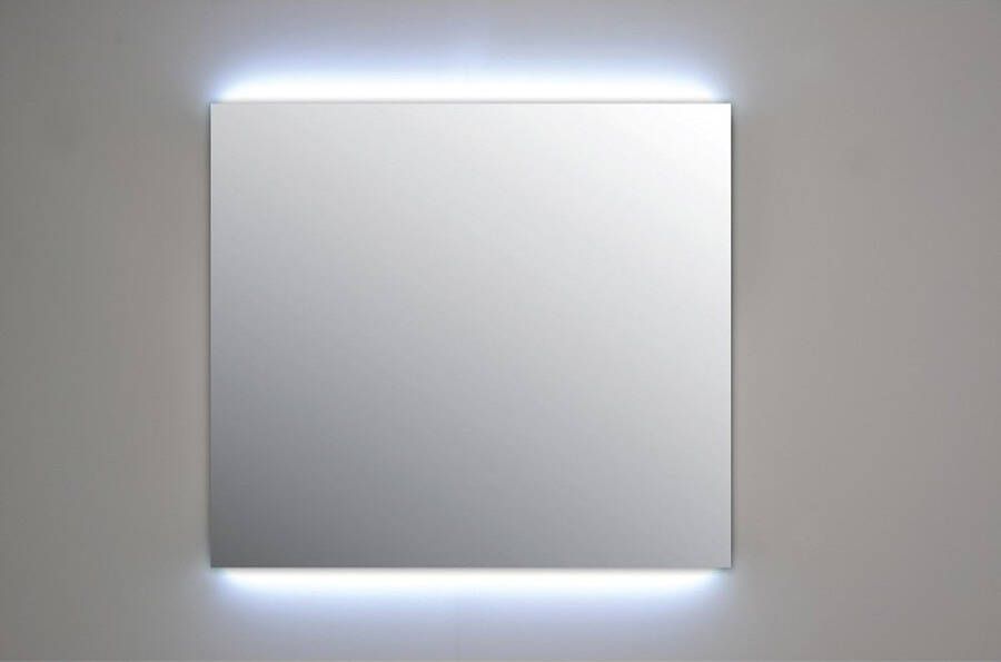 Sanibell INK spiegel met indirecte LED boven en onderverlichting 80x4x80cm