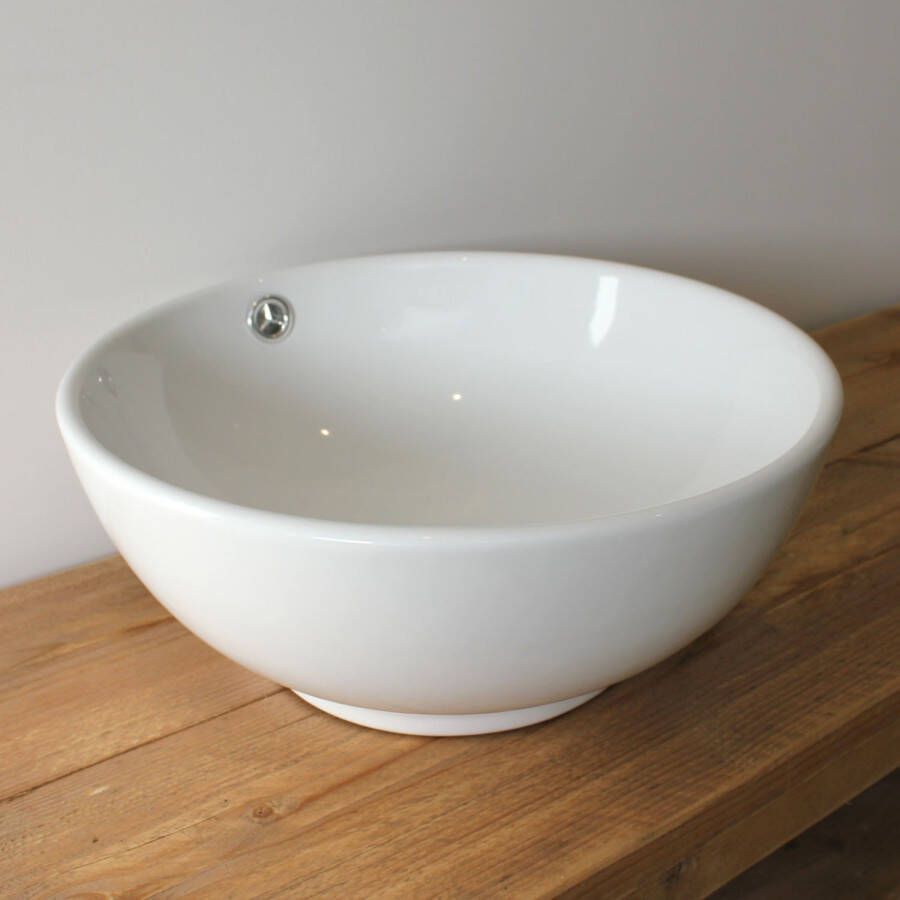 Sanibell Pro Line opzetwastafel keramiek kom 38cm