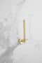 Saniclear Brass dubbele reserve toiletrolhouder geborsteld messing - Thumbnail 1
