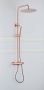 Saniclear Copper opbouw regendouche 30 cm met thermostaatkraan en staafdouche - Thumbnail 4