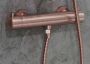 Saniclear Copper thermostatische douchekraan geborsteld koper - Thumbnail 3