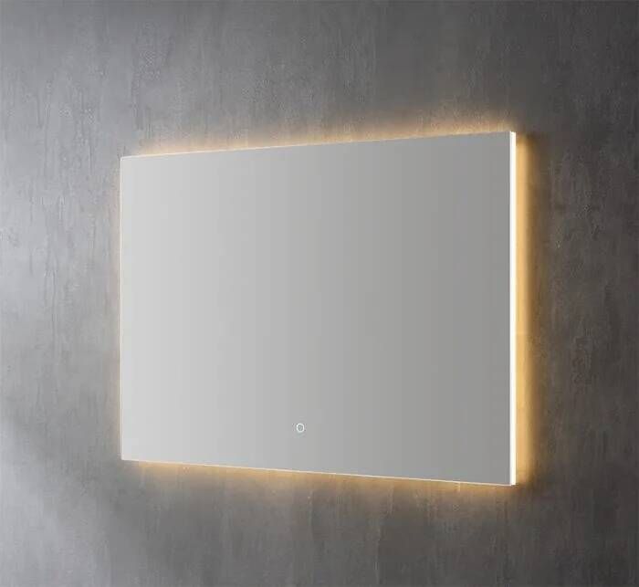 Sanisupply Decor spiegel met indirecte LED verlichting 100x70 3 kleuren
