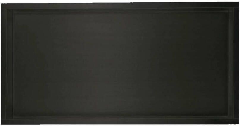 Sanisupply inbouwnis 60x30 mat zwart