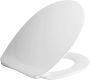 Sapho Adele duroplast soft close toiletzitting slim wit - Thumbnail 1