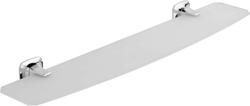 Sapho Aida glazen planchet 560x125mm chroom glas satijn