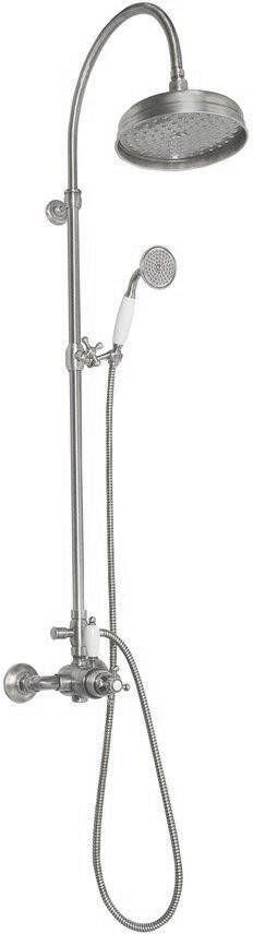 Sapho Regendoucheset Opbouw Antea Compleet Thermostatische Ø 20 cm Geborsteld RVS
