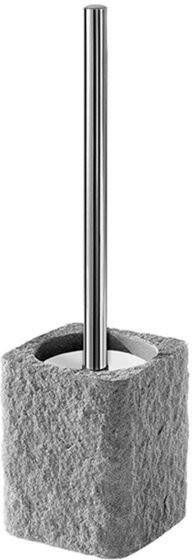 Sapho Aries vrijstaande toiletgarnituur 10.4x37.4 cm steen look grijs