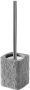 Sapho Aries vrijstaande toiletgarnituur 10.4x37.4 cm steen look grijs - Thumbnail 1