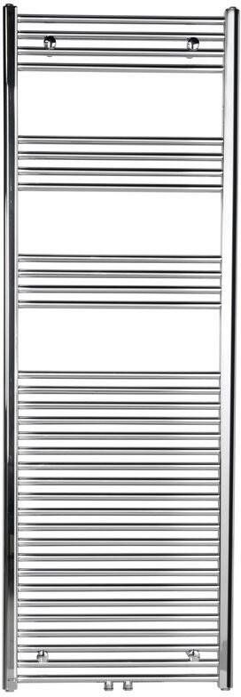 Aqualine Alya handdoekradiator chroom 60x176cm 560W middenaansluiting