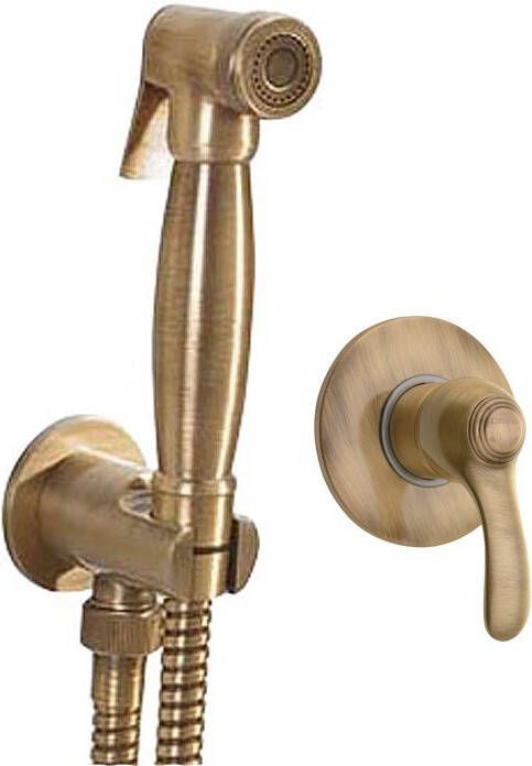 Sapho Bidetmengkraan met bidetDouche Retro brons