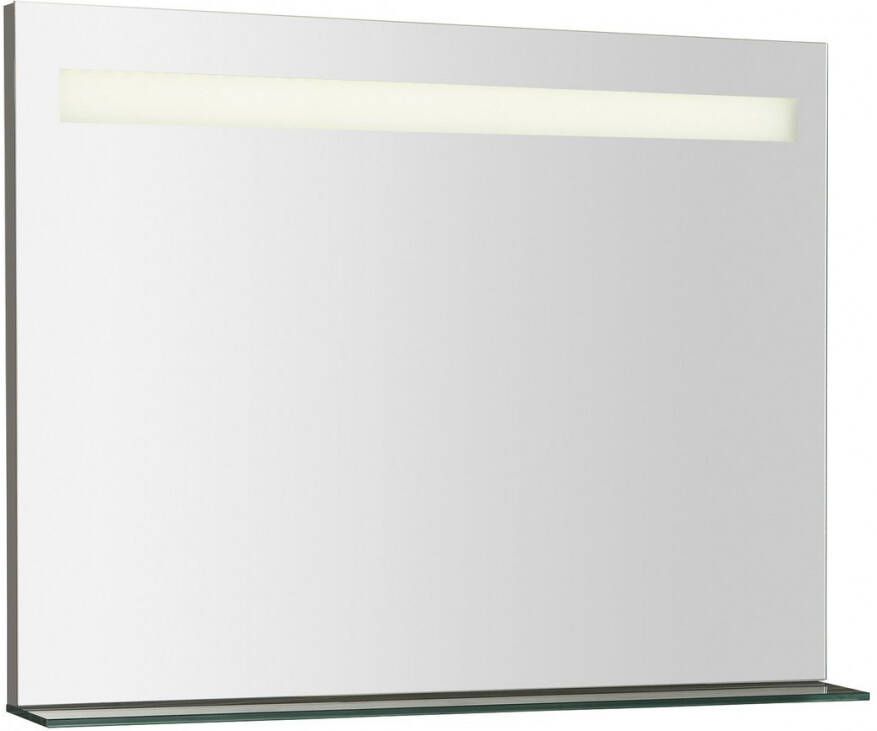 Sapho Badkamerspiegel Breto 80x60.8 cm LED-Verlichting Incl. Planchet