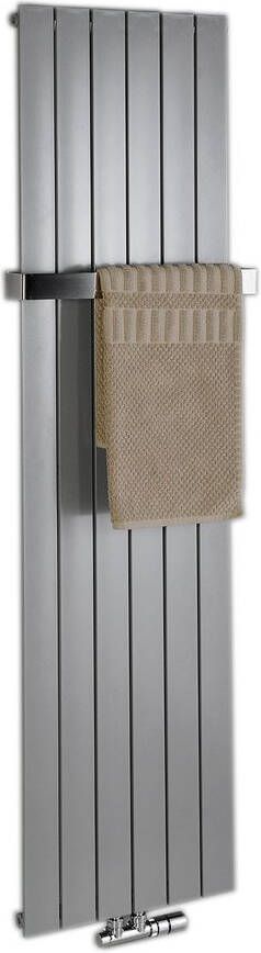 Sapho Colonna handdoekradiator 30x180 cm zilver 614W