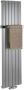 Sapho Designradiator Colonna Recht Middenaansluiting 29.8x180 cm 614W Zilver - Thumbnail 2
