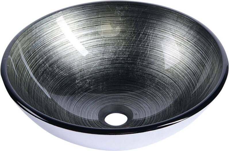 Sapho Waskom Beauty Rond 42 cm Metallic Grijs