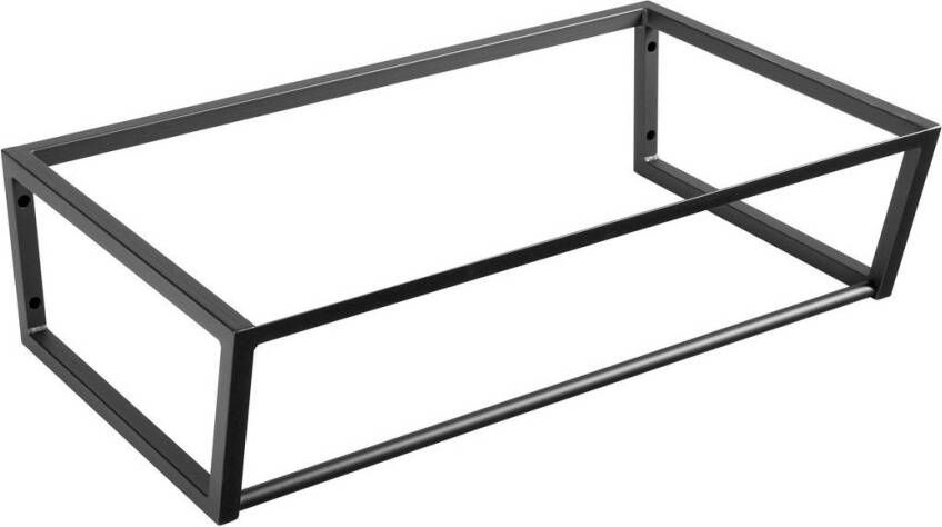 Sapho Ophangbeugel SKA Industrial voor Wastafelblad MA075 74.6 cm Mat Zwart
