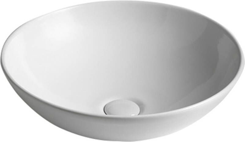 Sapho Waskom Dimp Rond 46x46x15 Keramiek Wit