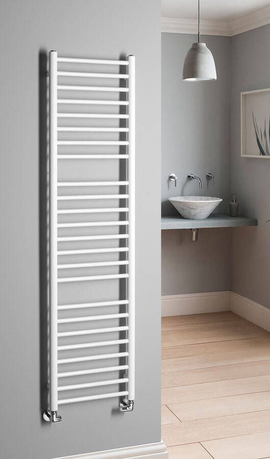 Sapho Handdoekradiator Dina Recht 30x174 cm Mat Zwart - Foto 3
