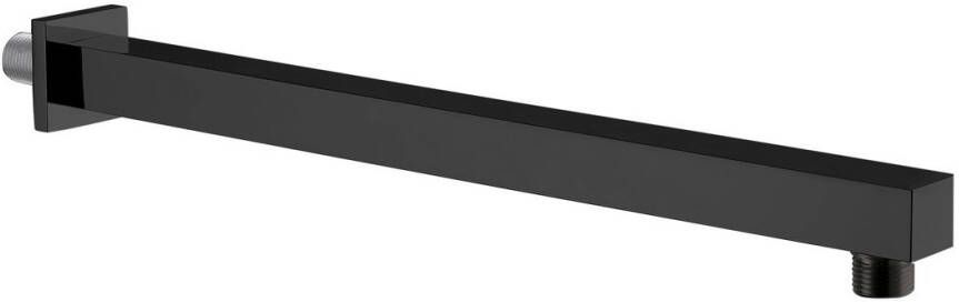 Sapho Muuruitloop Vierkant 40 cm Mat Zwart