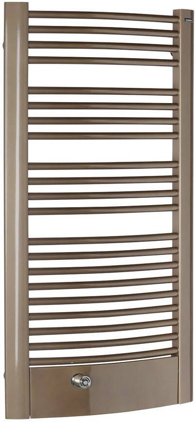Sapho Handdoekradiator Egeus Gebogen 59.5x115.4 cm 669W Brons - Foto 2
