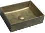 Sapho Formigo betonnen waskom 47x36 goud - Thumbnail 2