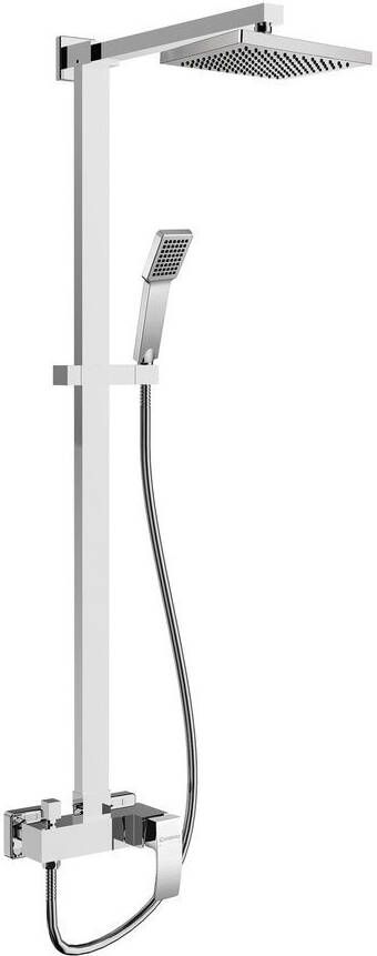 Sapho Regendouche Opbouwset Ginko 20x20 cm Chroom (incl. douchemengkraan)