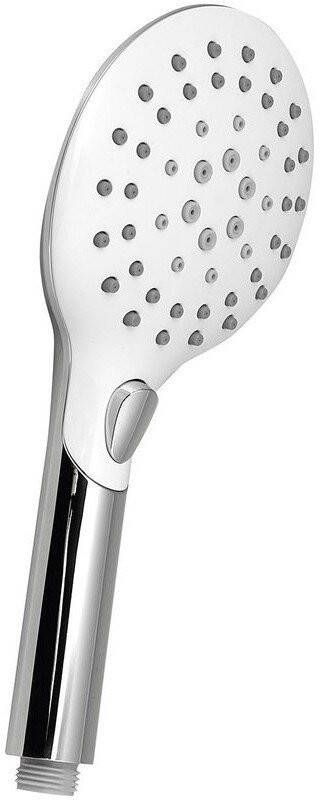 Sapho Losse Handdouche 6-standen Massage 25.7 cm Chroom Wit