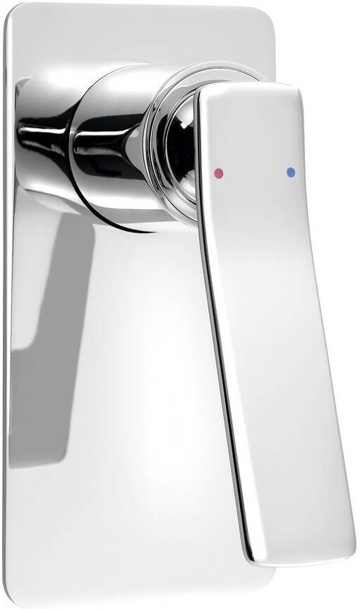 Sapho Douchekraan Inbouw Jumper Mengkraan Afbouwdeel 1-weg Chroom (incl. inbouwdeel)