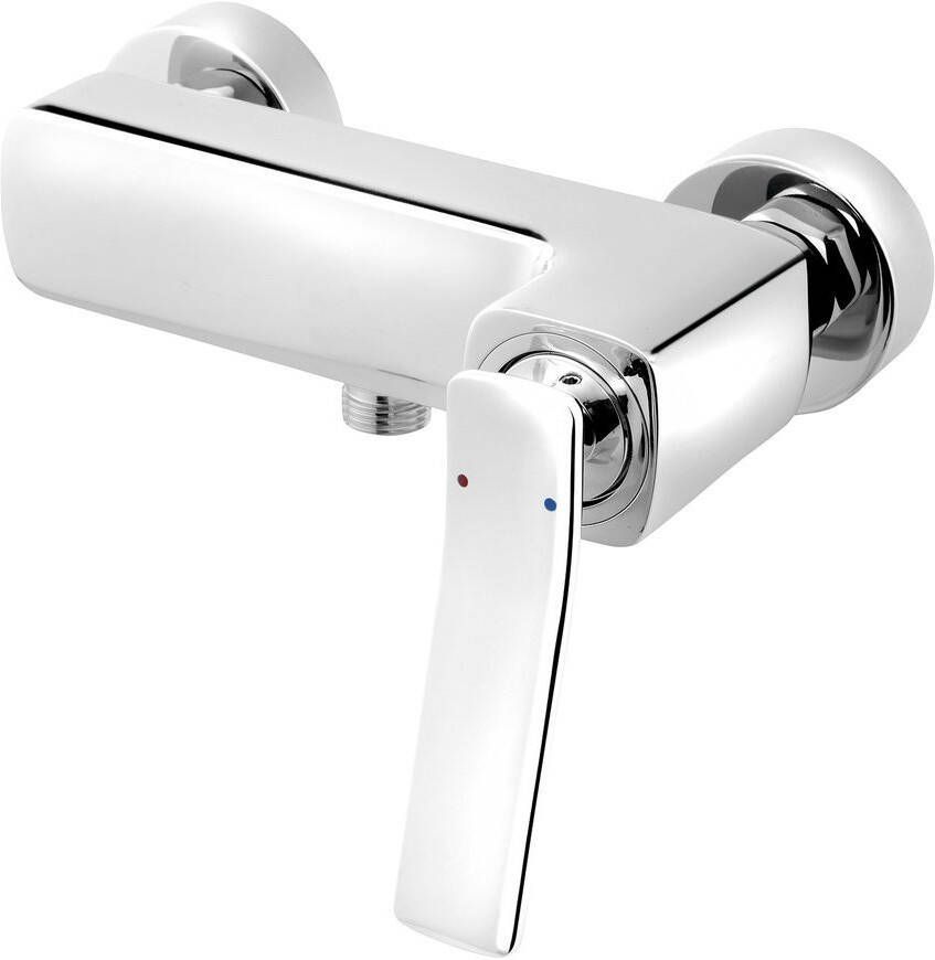 Sapho Opbouw Douchekraan Jumper Mengkraan 1-hendel Rechts Chroom