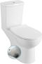 Sapho Kairo Toiletcombinatie met bidet P-sifon incl. spoelsysteem - Thumbnail 1