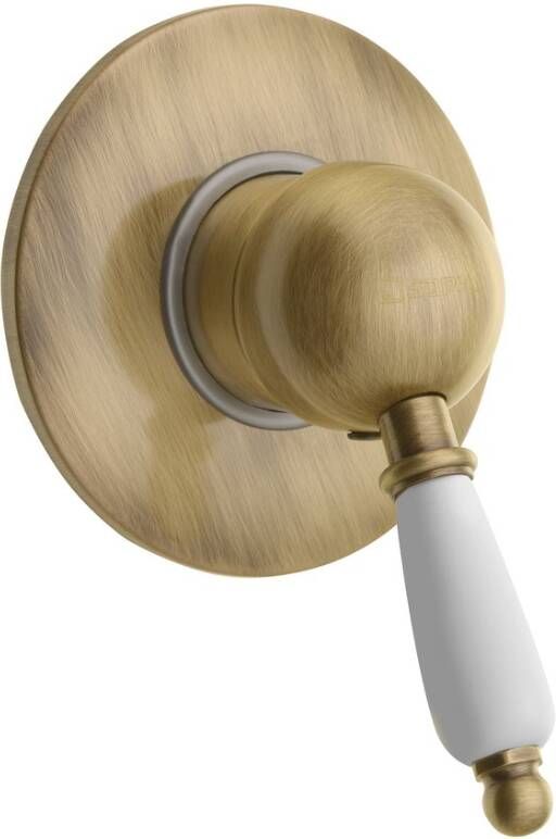 Sapho Douchekraan Inbouw Kirké Mengkraan Retro Afbouwdeel 1-weg Brons (incl. inbouwdeel)