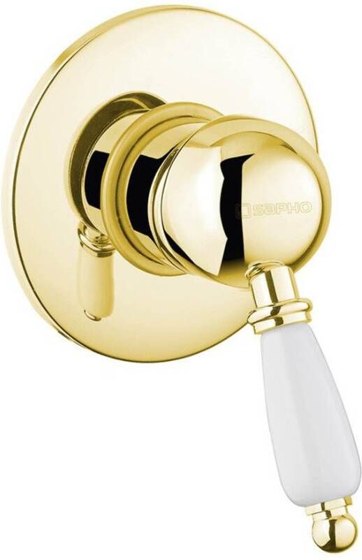 Sapho Douchekraan Inbouw Kirké Mengkraan Retro Afbouwdeel 1-weg Goud (incl. inbouwdeel)