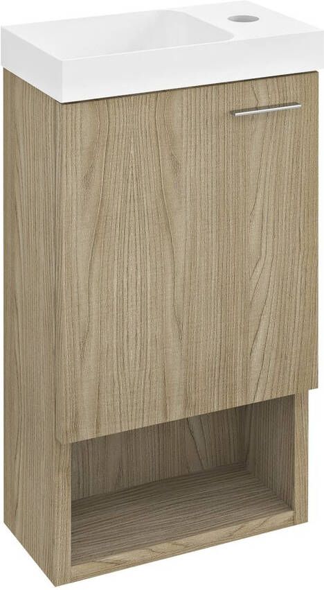 Sapho Latus wastafelmeubel 30x53x16 5 houtlook