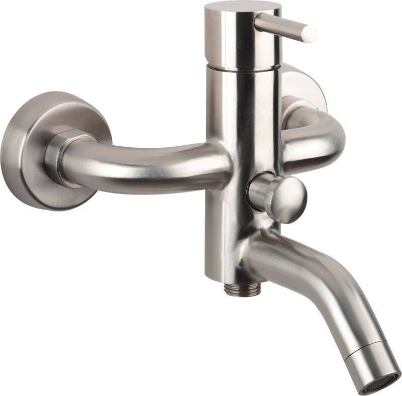 Sapho Badkraan Opbouw Minimal Mengkraan 1-hendel 21.5 cm RVS