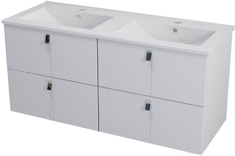 Sapho Mitra Badkamermeubel keramiek MDF 120x45x55 wit