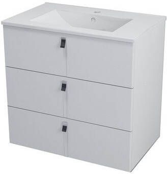 Sapho Mitra Badkamermeubel keramiek MDF 75 cm wit