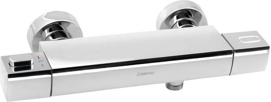 Sapho Opbouw Douchekraan Thermostatisch Mixona 2-knop Chroom
