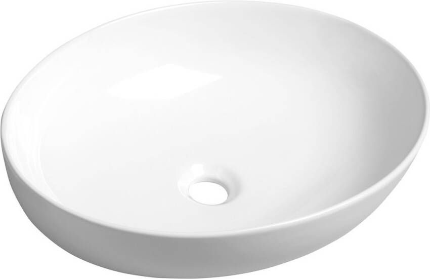 Sapho Opbouw waskom Ofelie 52x13x40 cm Keramiek Wit