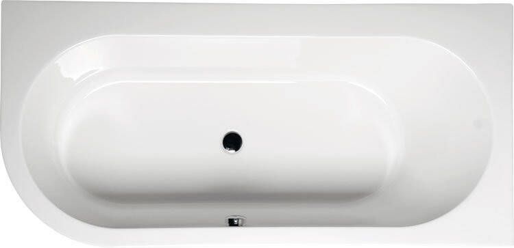 Polysan Ligbad Astra Inbouw 165x80x48 cm Asymmetrisch Rechts Wit - Foto 1