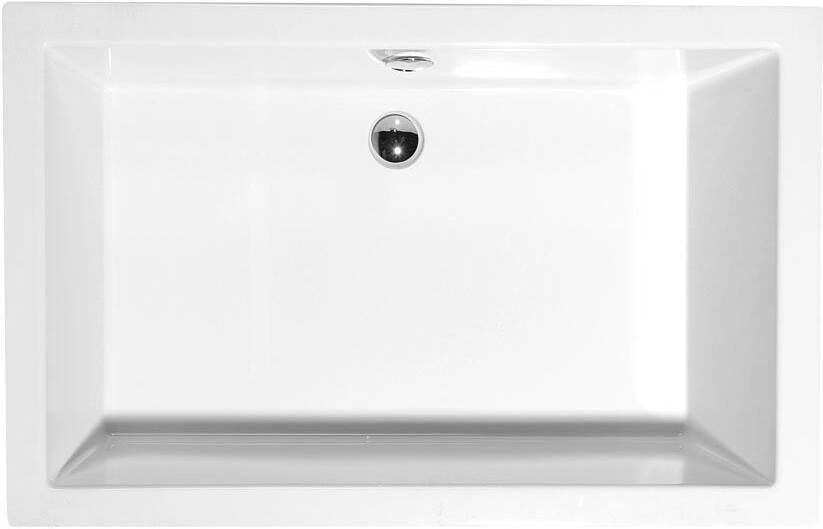 Sapho Extra Diepe Douchebak Deep 120x75x26 cm Rechthoekig Acryl Wit