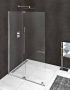 Polysan Modular Shower inloopdouche glasplaat met schuifdeur 160x200 chroom - Thumbnail 1