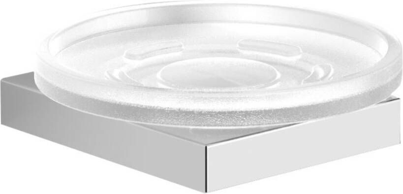 Sapho Zeephouder Quinny Hangend 11x3 cm Chroom Melkglas